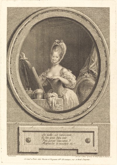 そのサイズは素敵です 作： Pierre Adrien Le Beau after Pierre Antoine Baudouin