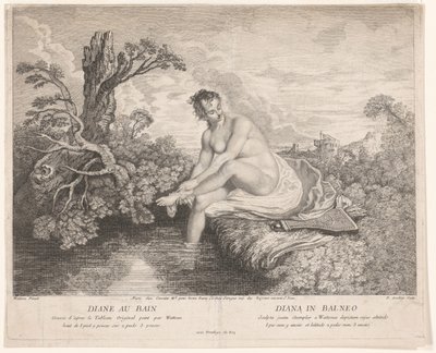 ヘット・バッド・ヴァン・ダイアナ Diane au bain / Diana in balneo (オブジェクトのタイトル) 作： Pierre Alexandre Aveline