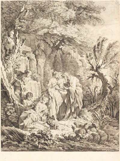 良い冒険、1738年。 作： Pierre Alexandre Aveline