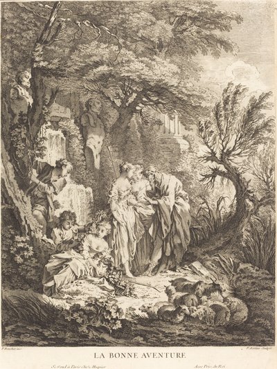 良い冒険 作： Pierre Alexandre Aveline after François Boucher