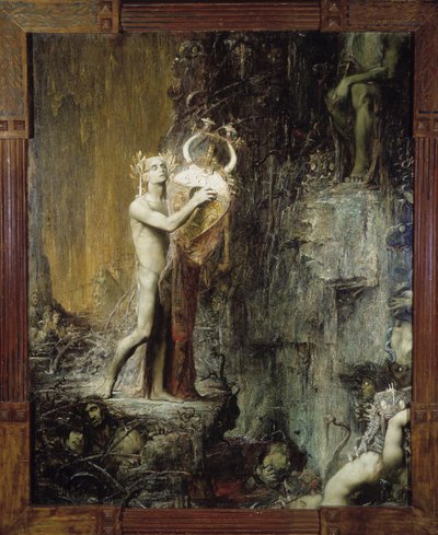 Orphee aux Hell モンテヴェルディのオペラ「オルフェオ」の挿絵 作： Pierre Amedee Marcel Beronneau