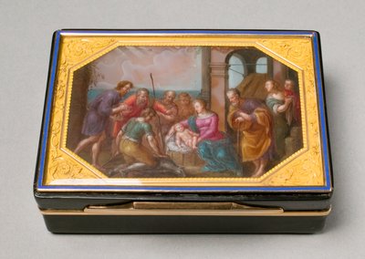 スナッフボックス、c.1810-20 作： Pierre André Montauban