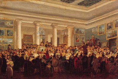 ホテル地金での公売 作： Pierre Antoine Demachy