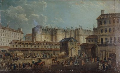 1789 年 7 月 14 日のバスティーユ襲撃。 作： Pierre Antoine Demachy