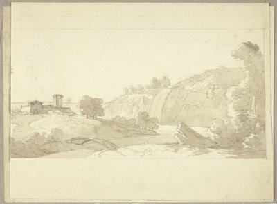 イタリアのパノラマ風景 作： ピエール・アントワーヌ・モンジャン
