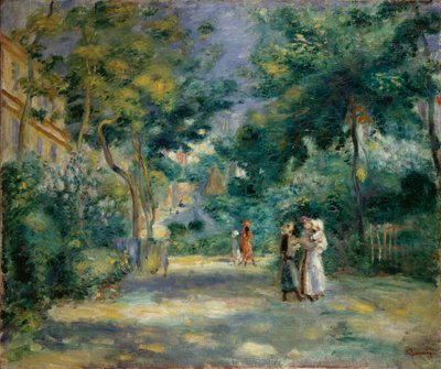 モンマルトルの庭、1890-1899 作： Pierre Auguste Renoir
