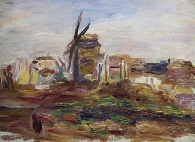 風車 作： Pierre Auguste Renoir