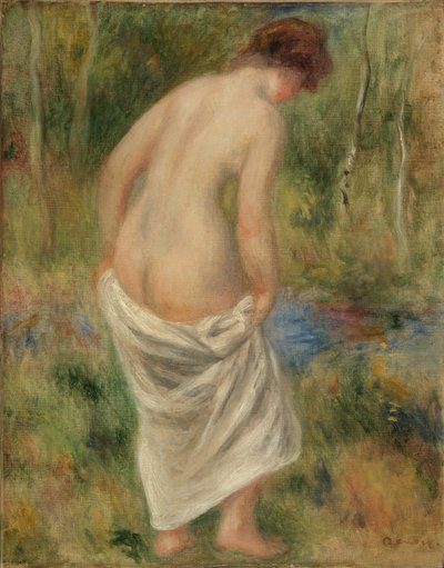 お風呂の後 作： Pierre Auguste Renoir