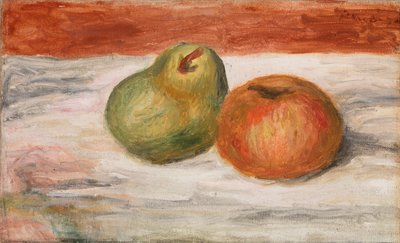 リンゴとナシ 作： Pierre Auguste Renoir