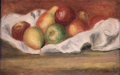 りんごと梨 作： Pierre Auguste Renoir