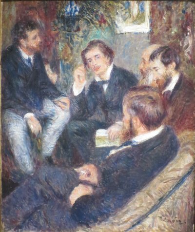 ルノワールの家にて、サン・ジョルジュ通り 作： Pierre-Auguste Renoir