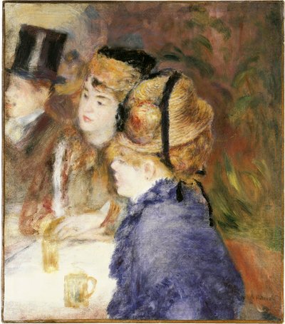 カフェで 作： Pierre Auguste Renoir