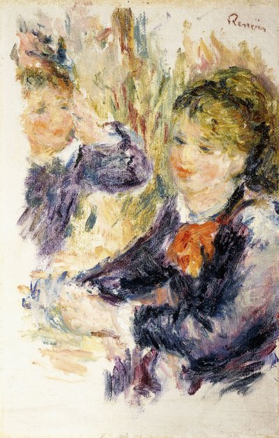 ミリナーで;シェラモディスト、1878年頃 作： Pierre Auguste Renoir