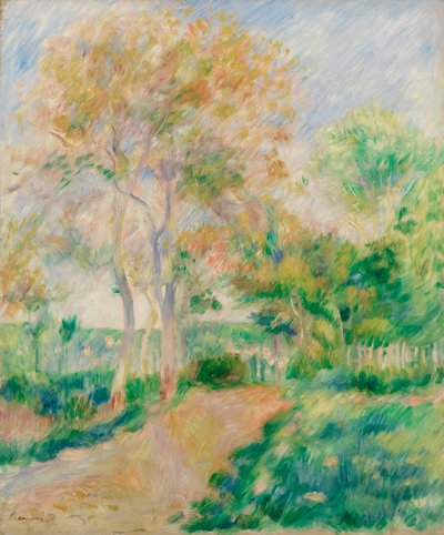 秋の風景 作： Pierre Auguste Renoir