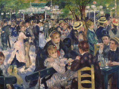 ムーランドラガレットのボール 作： Pierre Auguste Renoir