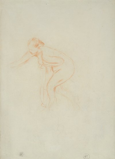 入浴者 作： Pierre Auguste Renoir