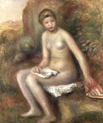 バザー オン ア ロック 作： Pierre Auguste Renoir