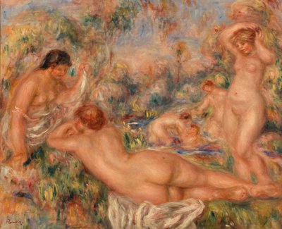 水浴者 作： Pierre Auguste Renoir