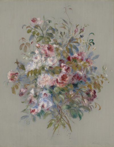 バラの花束、1879 作： Pierre Auguste Renoir