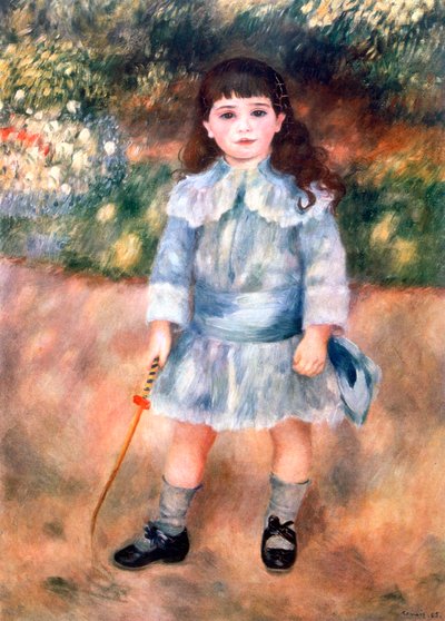 鞭を持つ少年、1885 作： Pierre Auguste Renoir