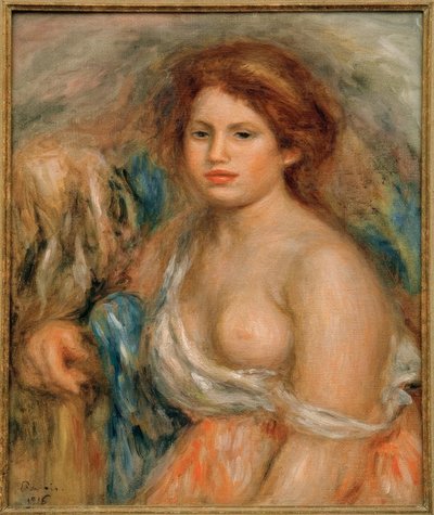 バストポートレート 作： Pierre Auguste Renoir