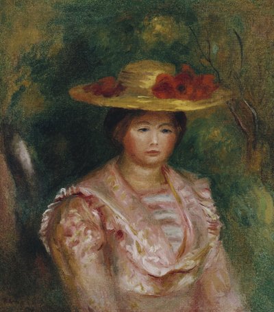 女性の胸像 作： Pierre Auguste Renoir