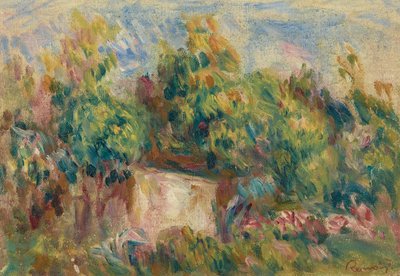 コレットの近くの小屋 作： Pierre Auguste Renoir