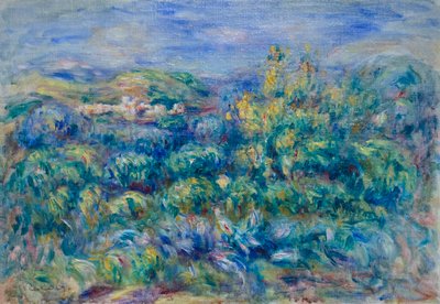 Paisagem de Cagnes 作： Pierre Auguste Renoir