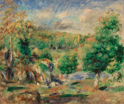 栗の木、ポンタヴァン 作： Pierre Auguste Renoir