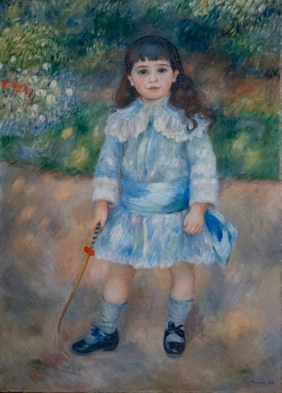 鞭を持つ子供 作： Pierre Auguste Renoir
