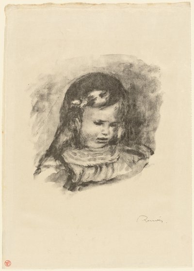 クロード・ルノワール「頭を下げる」 作： Pierre Auguste Renoir
