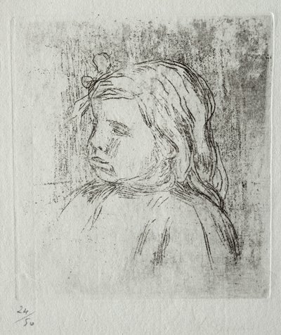 クロード・ルノワール、左の 4 分の 3 作： Pierre Auguste Renoir