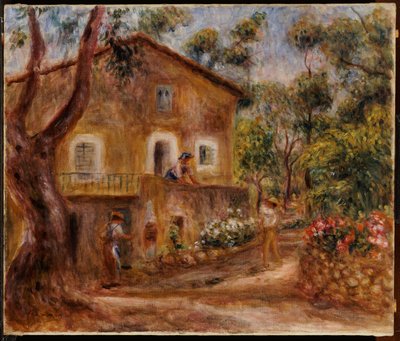 コレットの家、カーニュ、1912年 作： Pierre Auguste Renoir