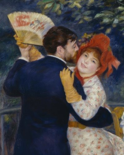 田舎で踊る 作： Pierre Auguste Renoir