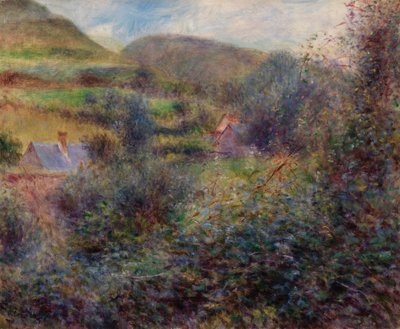 ベルネヴァルの周辺 作： Pierre Auguste Renoir
