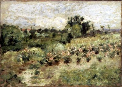 薔薇の花畑（油彩・キャンバス） 作： Pierre Auguste Renoir
