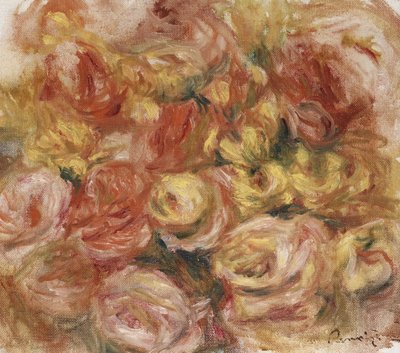 花のスケッチ、1914年頃 作： Pierre Auguste Renoir
