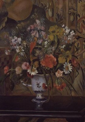 花瓶の花 作： Pierre Auguste Renoir