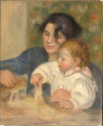 フランス語：ガブリエルとジャン 作： Pierre-Auguste Renoir
