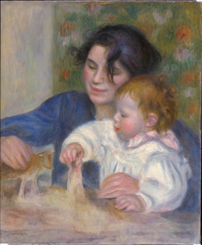 フランス語：ガブリエルとジャン 作： Pierre-Auguste Renoir