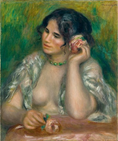 ローズとガブリエル 作： Pierre Auguste Renoir