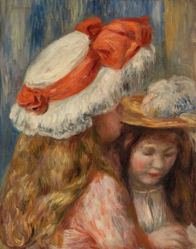 帽子をかぶった女の子 作： Pierre Auguste Renoir