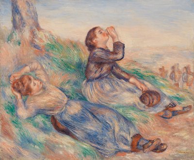 ブドウ採集者 (Vendangeuses) 作： Pierre Auguste Renoir