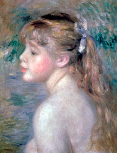 子供の頭、1892年。 作： Pierre Auguste Renoir