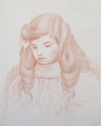 子供の頭、1913年（楽天） 作： Pierre Auguste Renoir