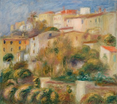 丘の上の家 作： Pierre Auguste Renoir