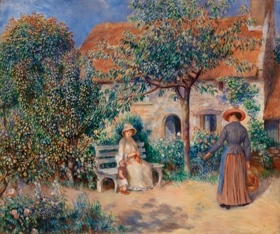 ブルターニュで 作： Pierre Auguste Renoir