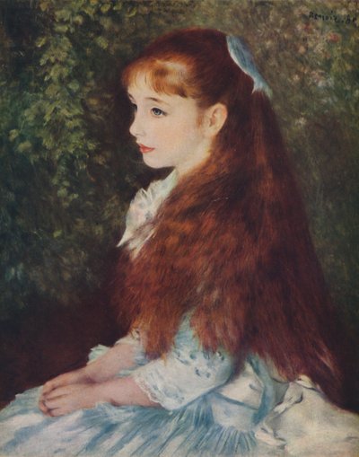 アイリーンカエンダンバース、1872〜1963年、1880年、1939年 作： Pierre Auguste Renoir