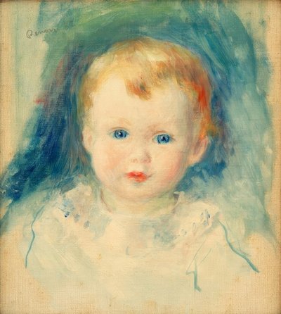 子供の肖像 作： Pierre Auguste Renoir