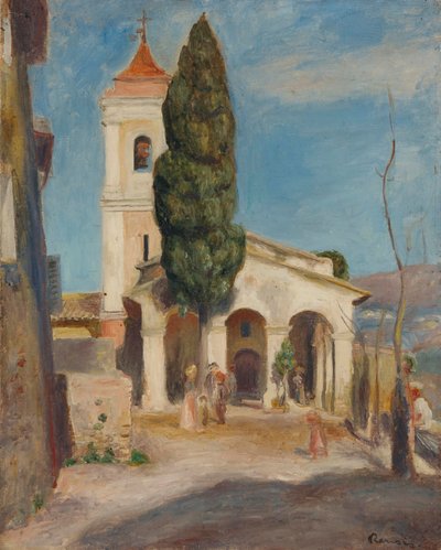 オートドカーニュのノートルダムドプロテクションチャペル、1905 作： Pierre Auguste Renoir
